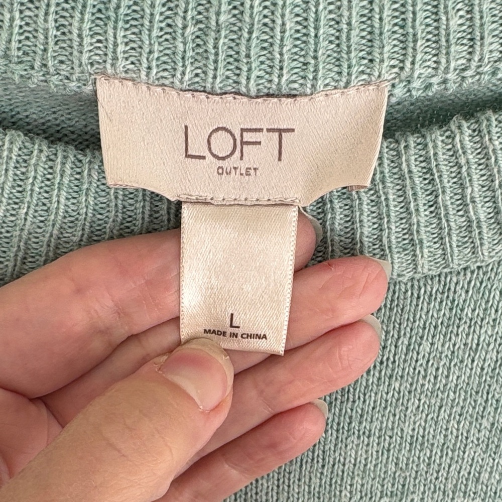 Mint Green Women's Sweater - Picture 4 of 5